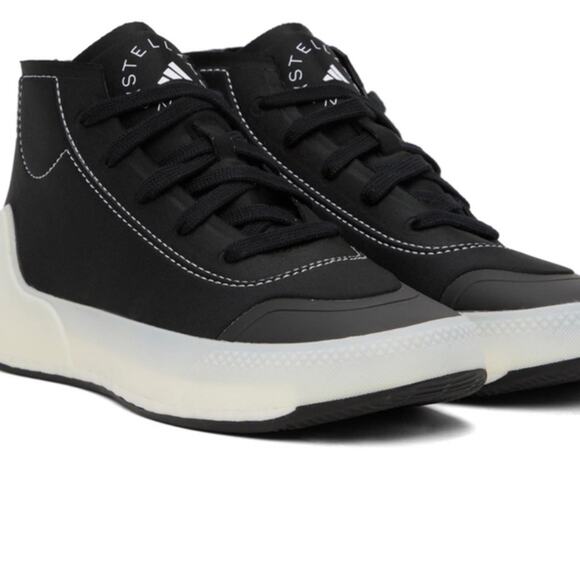 Adidas By Stella McCartney Black Boost Treino Sneakers Luxury Womens Size 5.5 - Picture 1 of 12